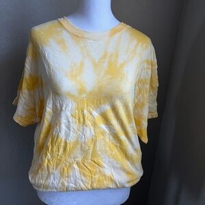 YELLOW Tie Dye Tee-Shirt